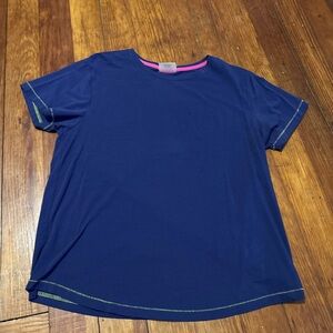 Terez Navy and Pink Tee